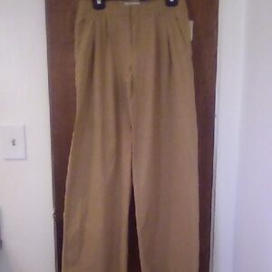 Anthropology Wide Leg Pleated Trousers